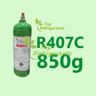 R407C 850g Refrigerant Gas Refilable Cylinder